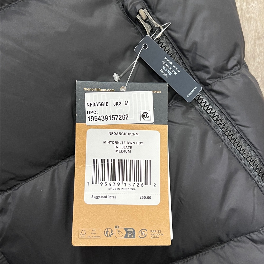 🔥🔥The North Face Hydrenalite Water Repellent 600 Fill Power Down Men's Jacket - Picture 10 of 16